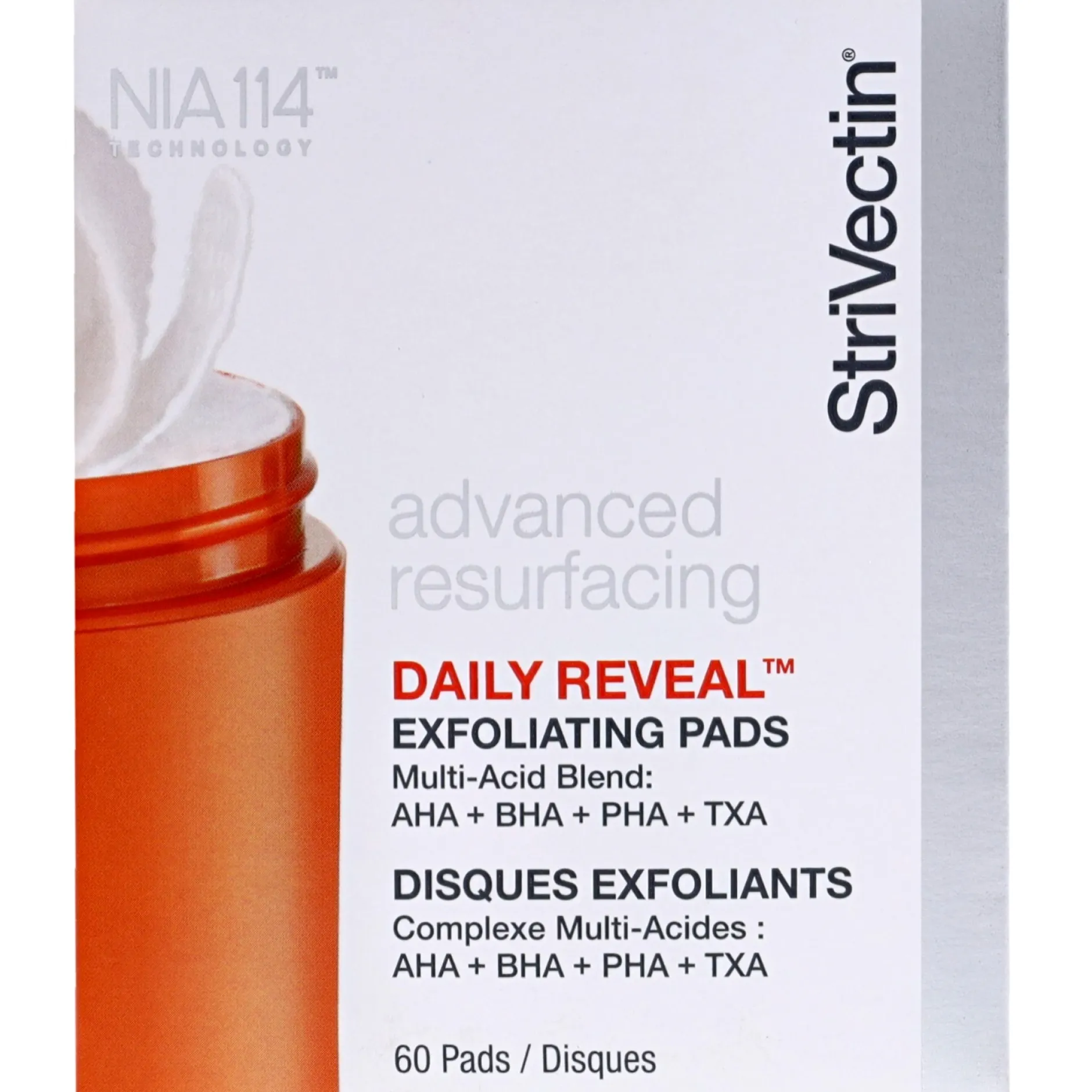 StriVectin Advanced Resurfacing Daily Reveal Exfoliating Pads x 60 New