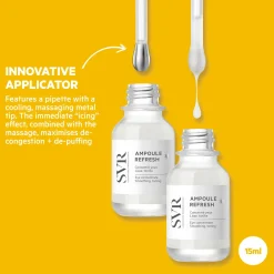 SVR [A] [B3] [C] Ampoule Refresh Revitalising Morning Eye-Serum 15ml New