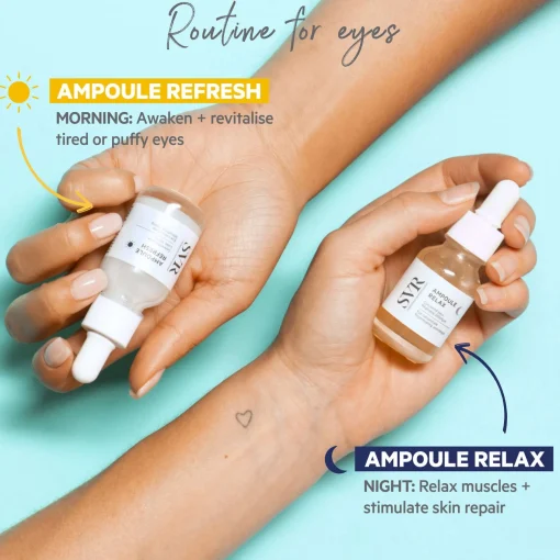 SVR [A] [B3] [C] Ampoule Refresh Revitalising Morning Eye-Serum 15ml New