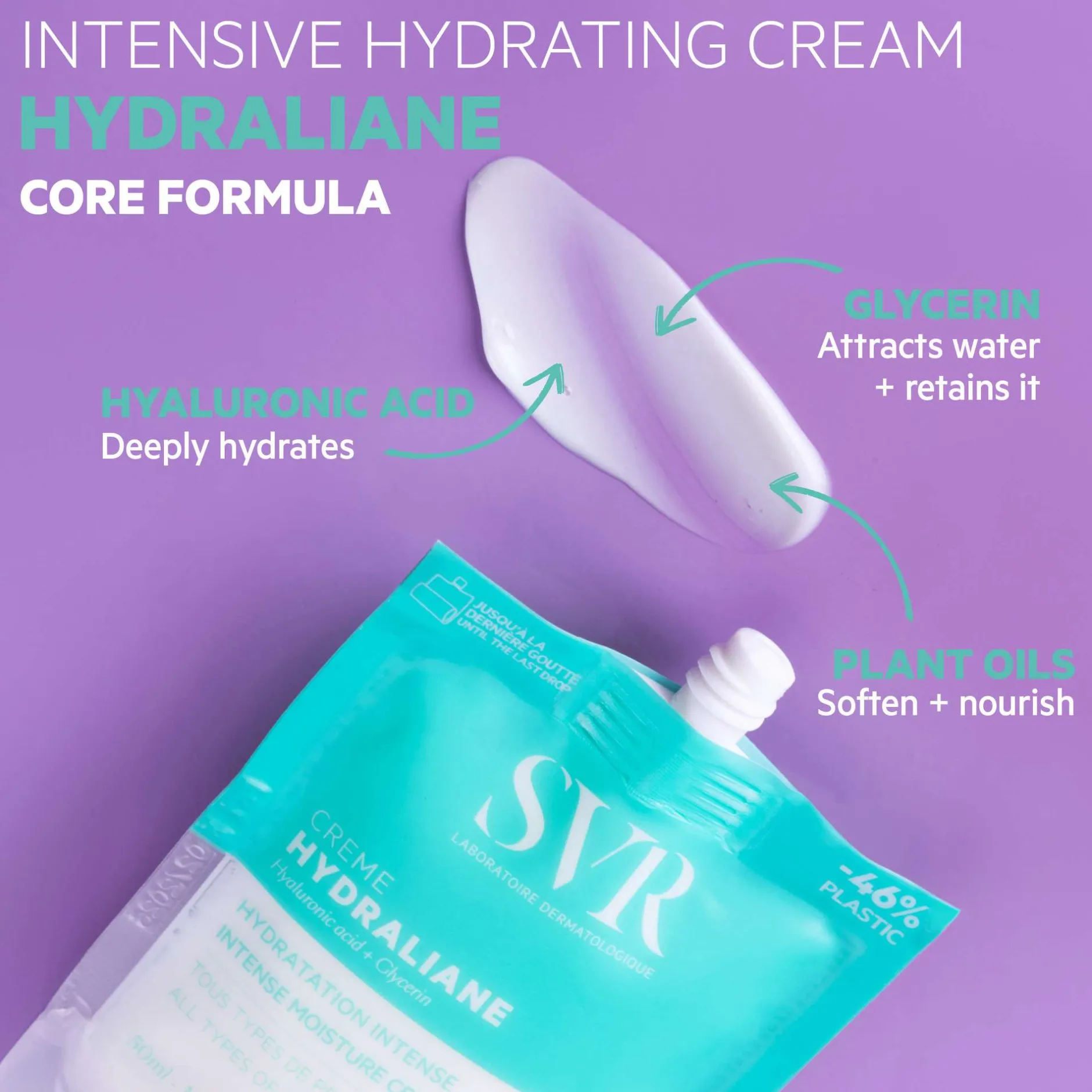SVR Hydraliane Intense Moisture Rich Cream for Normal + Dry Sensitive Skin 50ml Online