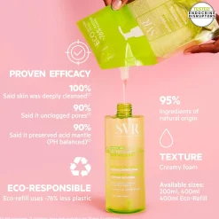 SVR Sebiaclear Foaming Salicylic Acid Cleanser Refill 400ml Sale