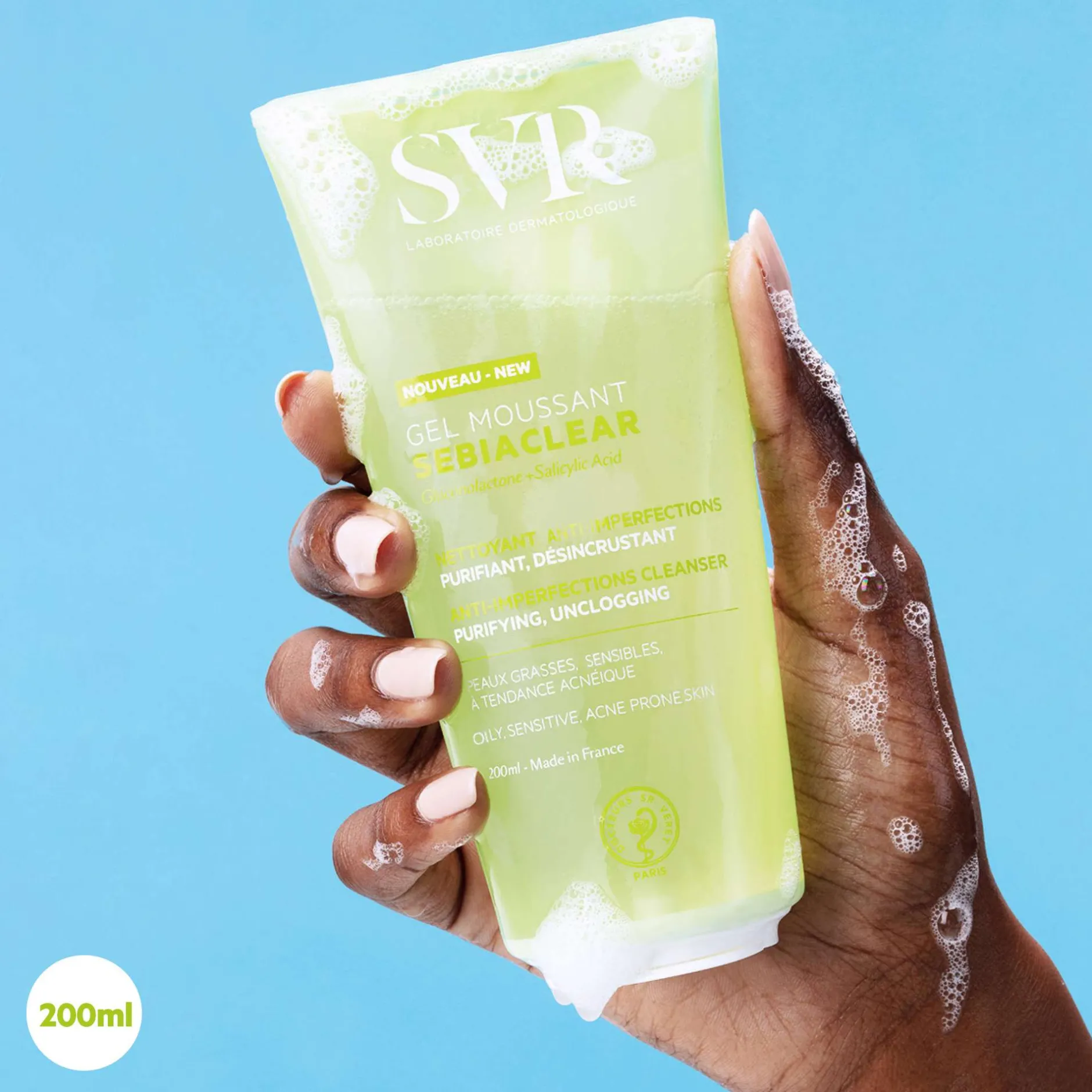 SVR Sebiaclear Foaming Salicylic Acid Cleanser 200ml Sale