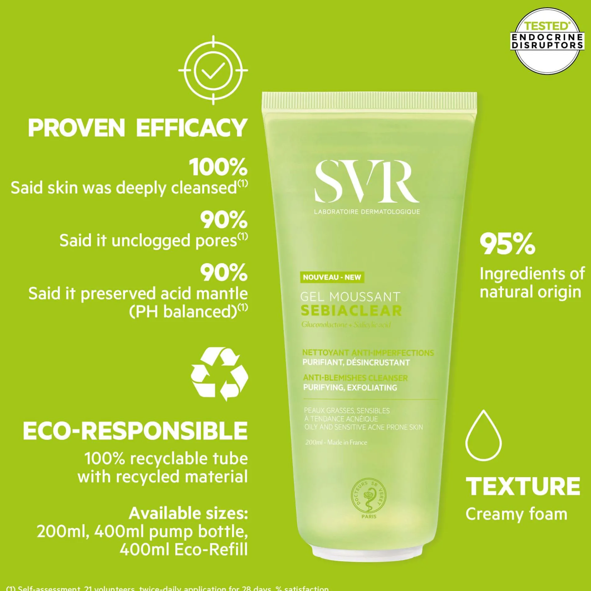 SVR Sebiaclear Foaming Salicylic Acid Cleanser 200ml Sale