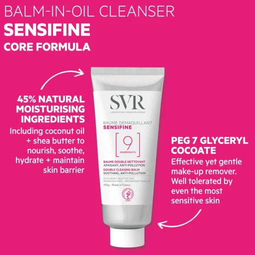 SVR Sensifine Soothing Balm-In-Oil Cleanser 100ml Clearance
