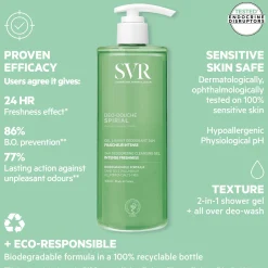 SVR Spirial Intense Freshness Deodorizing Cleansing Gel 400ml Best