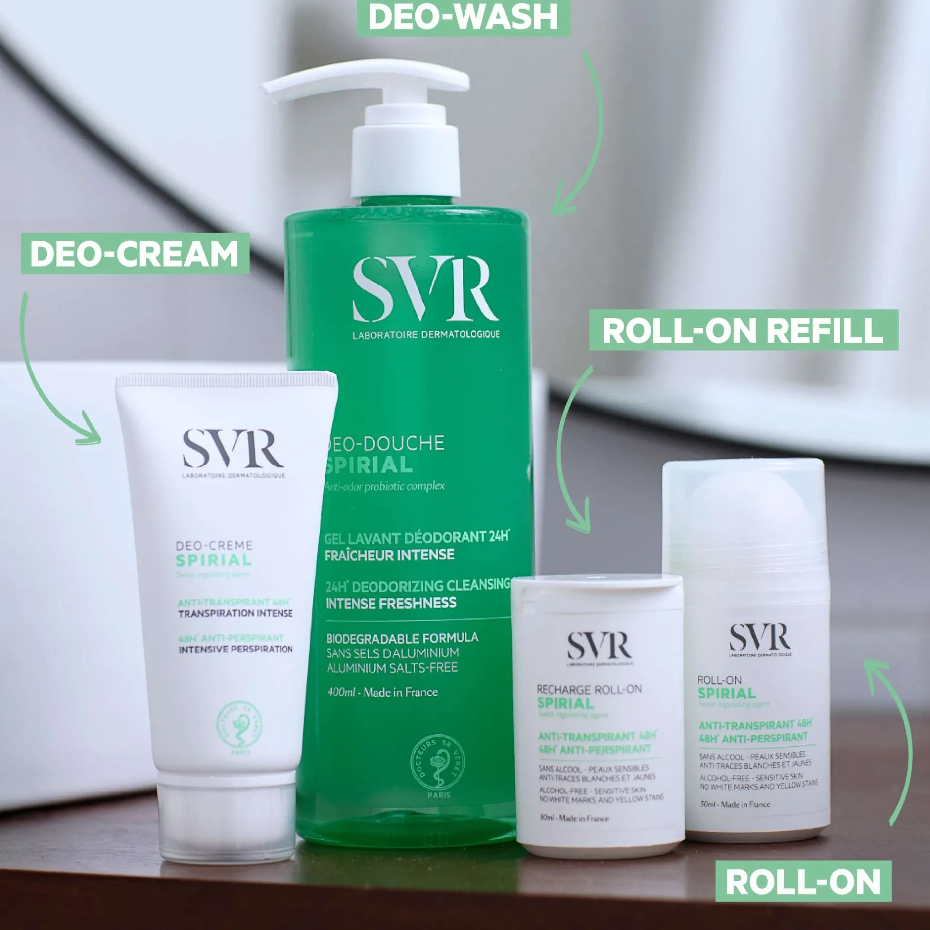 SVR Spirial Intense Freshness Deodorizing Cleansing Gel 400ml Best