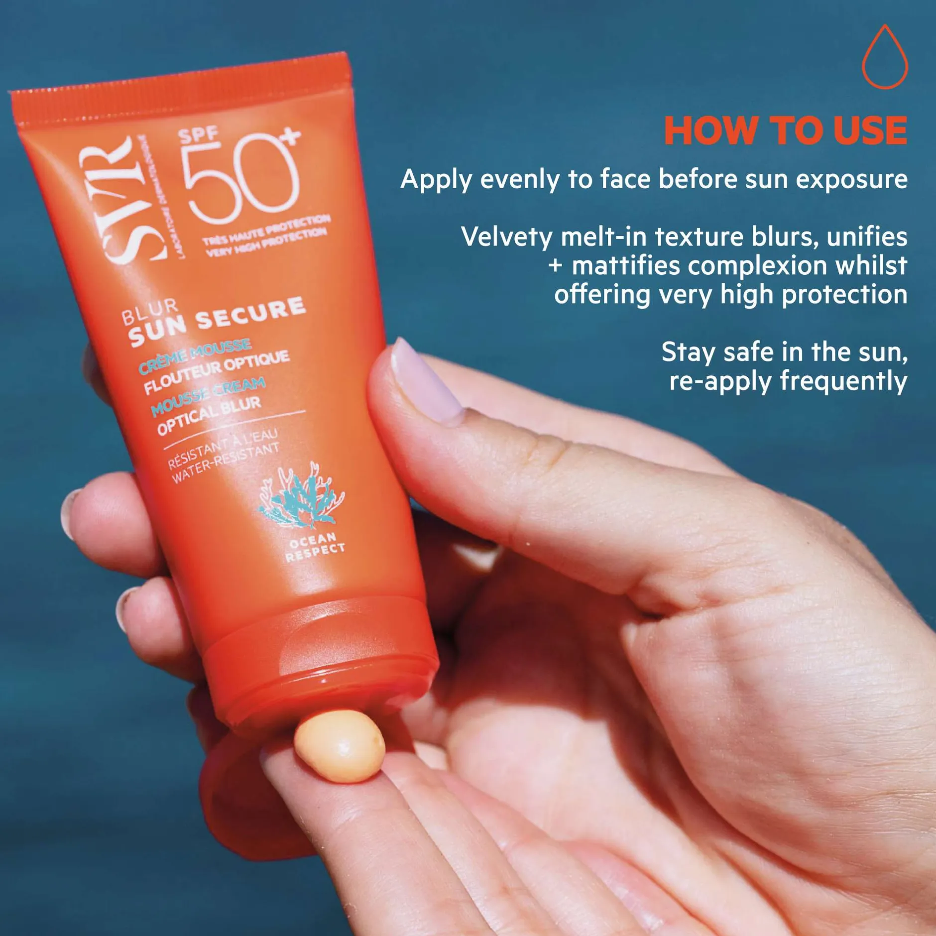 SVR Sun Secure Blur SPF50+ Fragrance-Free 50ml Outlet