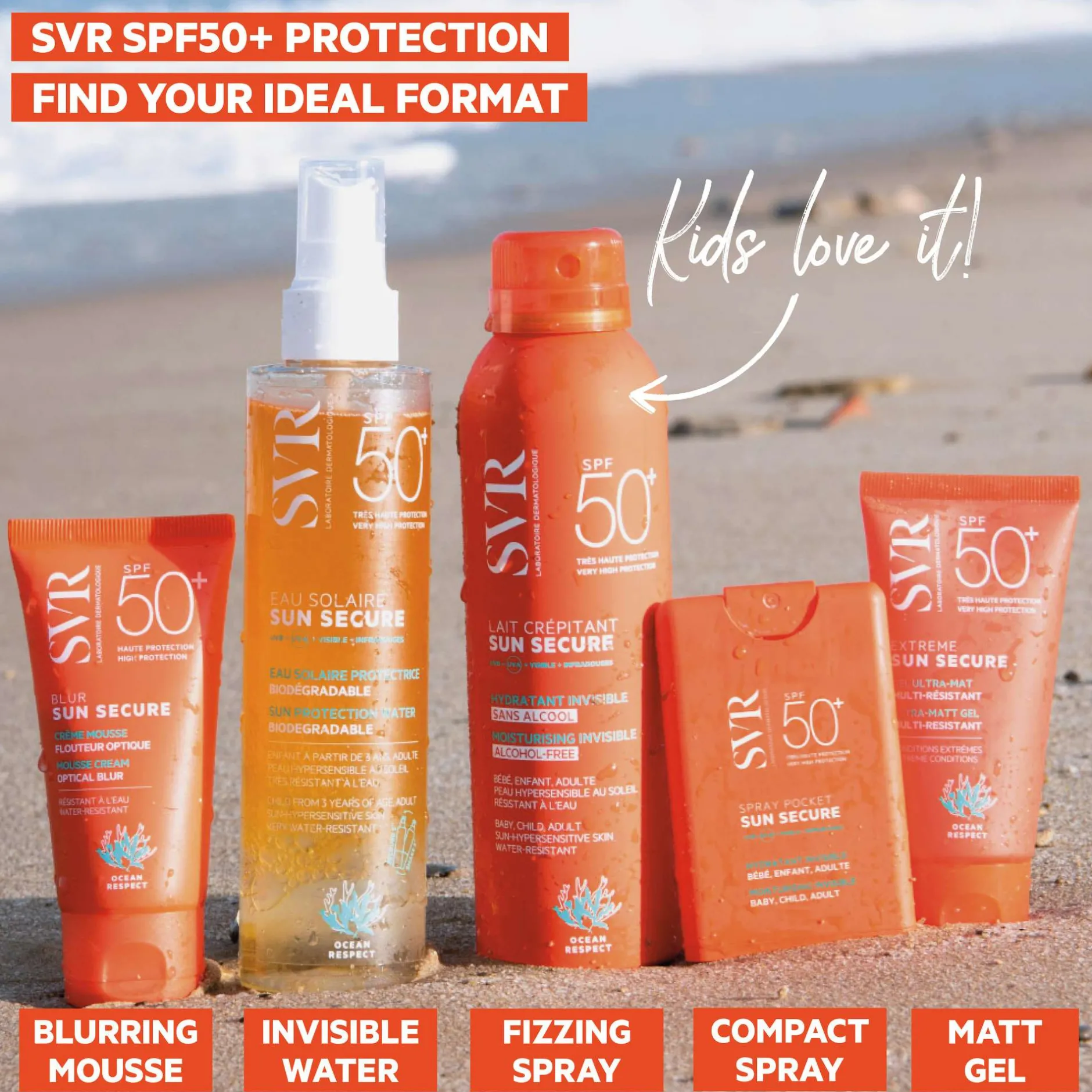 SVR Sun Secure Crackling Milk SPF50+ 200ml Clearance