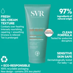 SVR Sun Secure Repairing Soothing Moisturising Aftersun 200ml Clearance