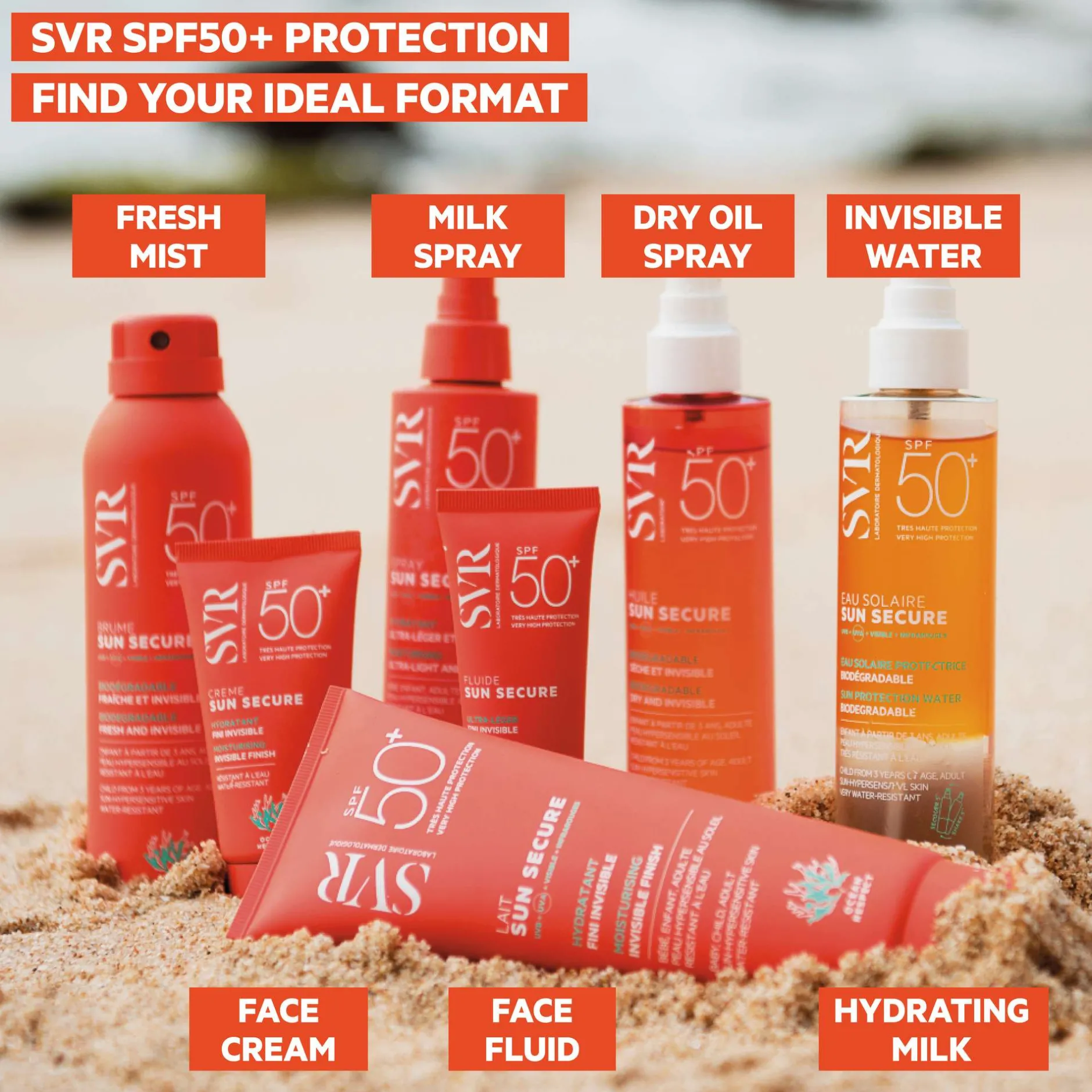 SVR Sun Secure SPF50+ Hydrating Face Sunscreen Cream 50ml Online