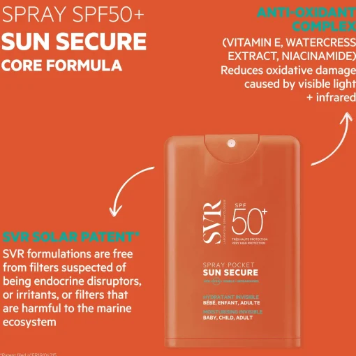 SVR Sun Secure SPF50+ Pocket Spray 20ml Sale
