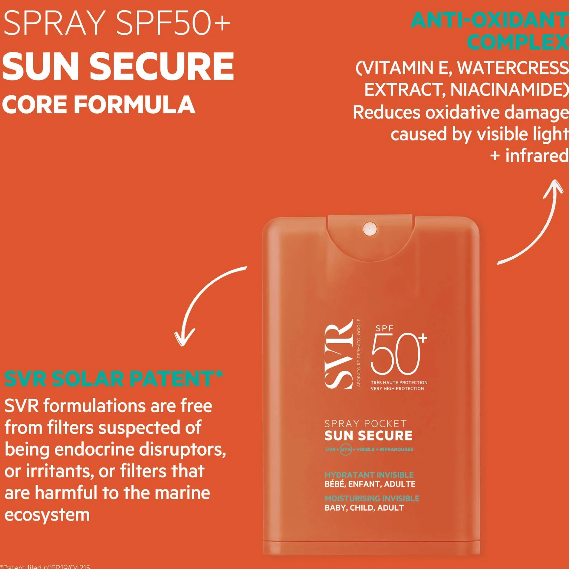 SVR Sun Secure SPF50+ Pocket Spray 20ml Sale