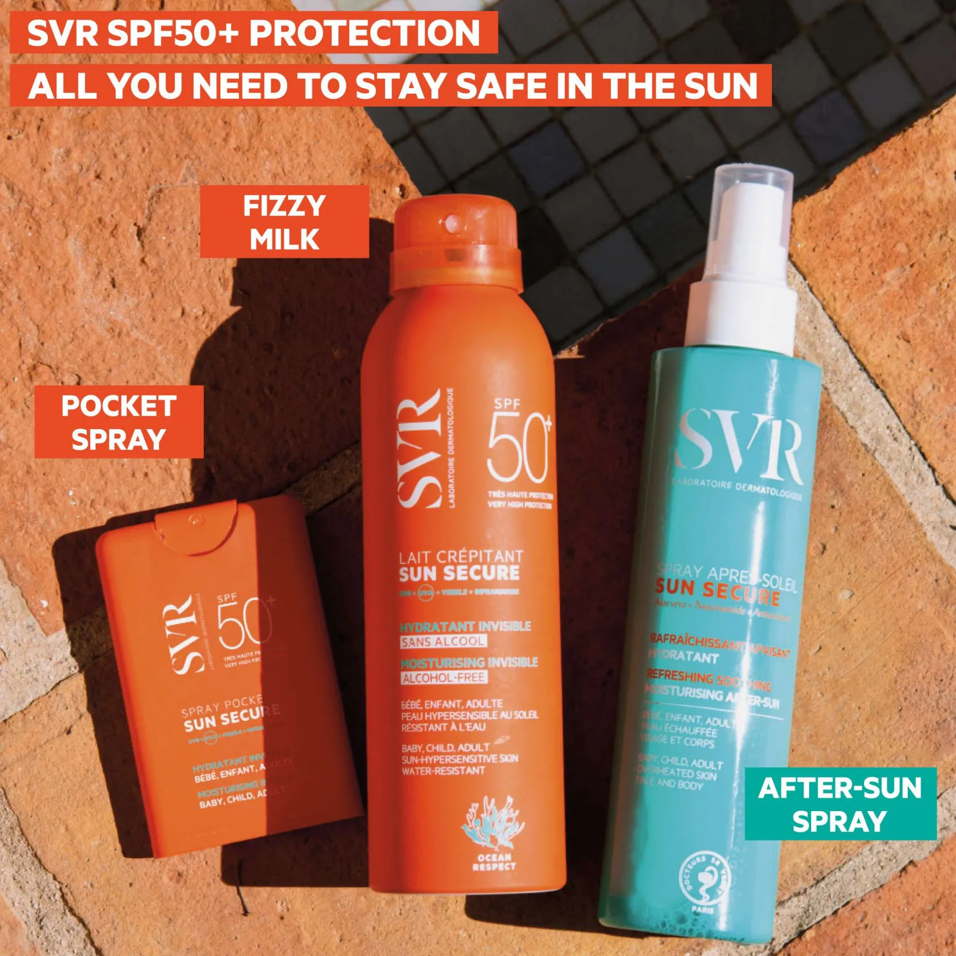 SVR Sun Secure SPF50+ Pocket Spray 20ml Sale