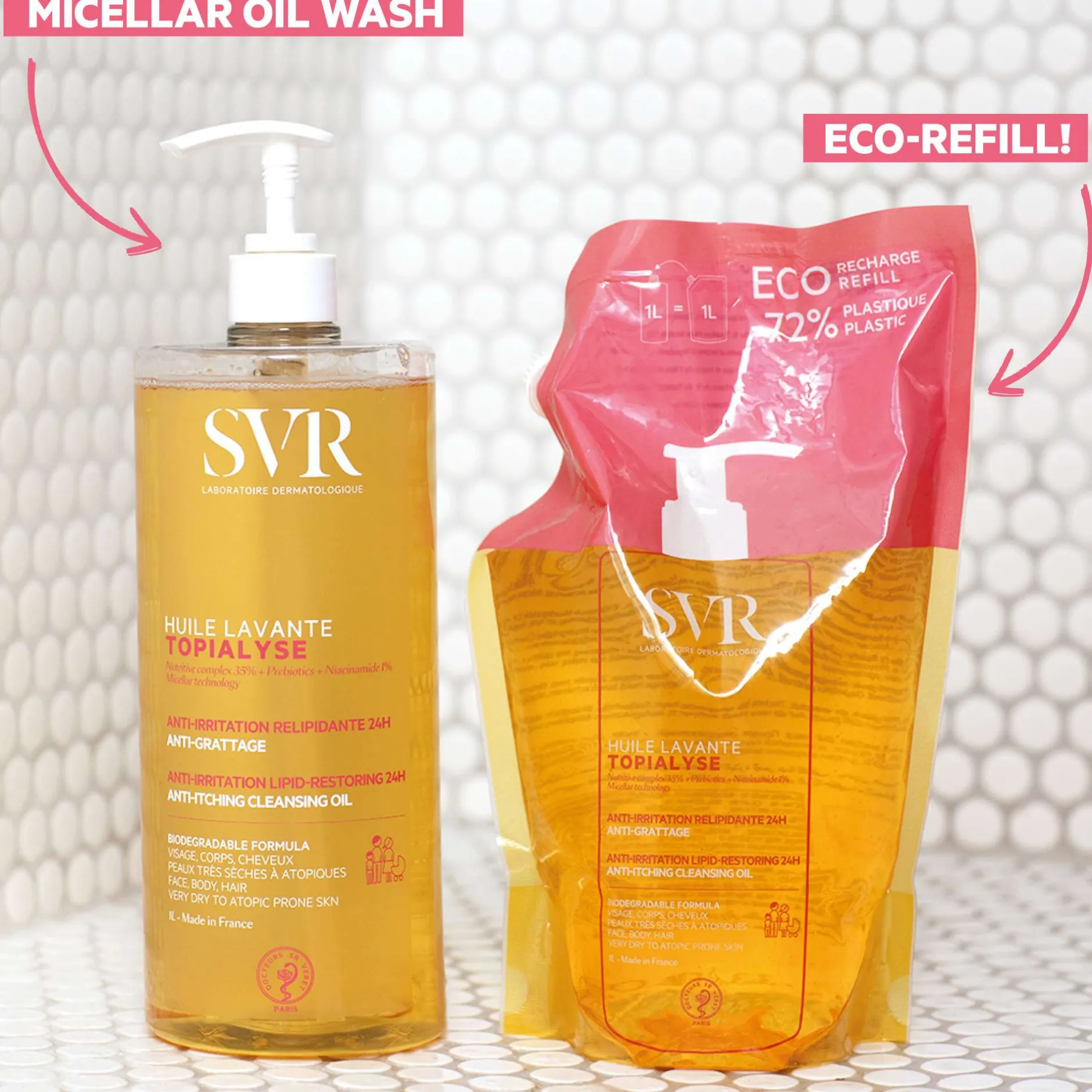 SVR Topialyse Anti-Itching Cleansing Oil 1000ml Discount