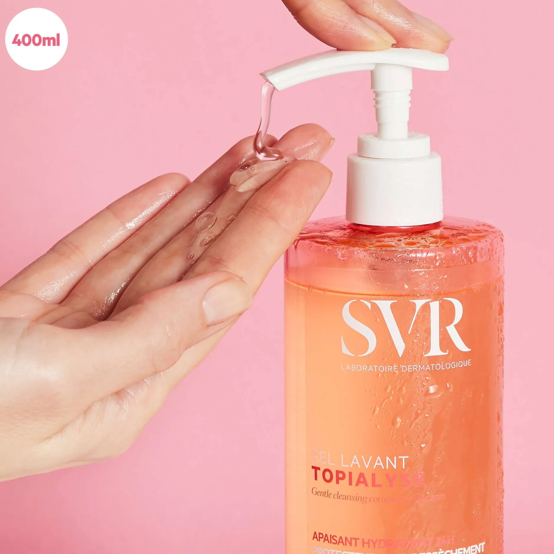 SVR Topialyse Soothing Cleansing Gel 400ml New