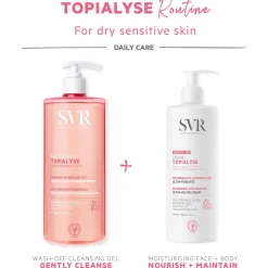 SVR Topialyse Soothing Cleansing Gel Refill 1000ml Outlet