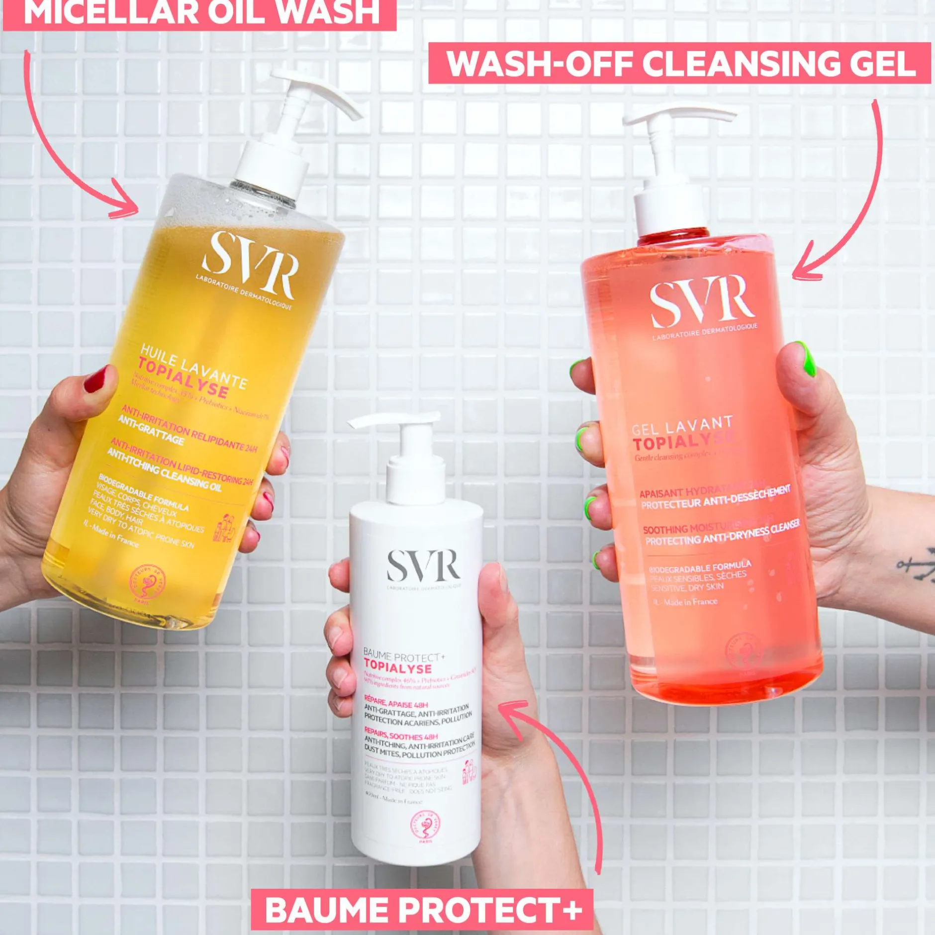 SVR Topialyse Soothing Cleansing Gel Refill 1000ml Outlet