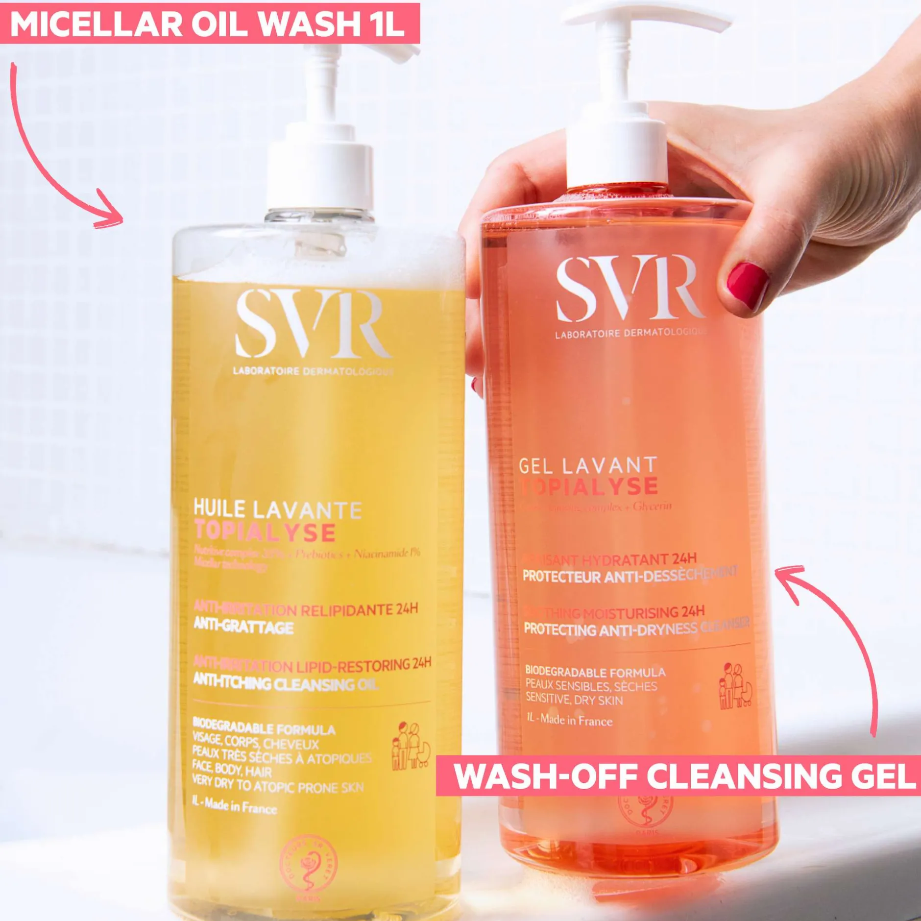 SVR Topialyse Soothing Cleansing Gel 1000ml