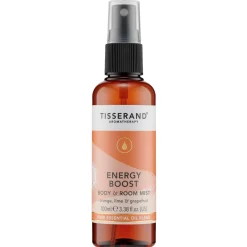 Tisserand Aromatherapy Energy Boost Body & Room Mist 100ml New