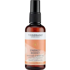 Tisserand Aromatherapy Energy Boost Massage and Body Oil 100ml