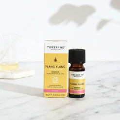 Tisserand Aromatherapy Pure Essential Oils Ylang Ylang Organic Essential Oil 9ml New