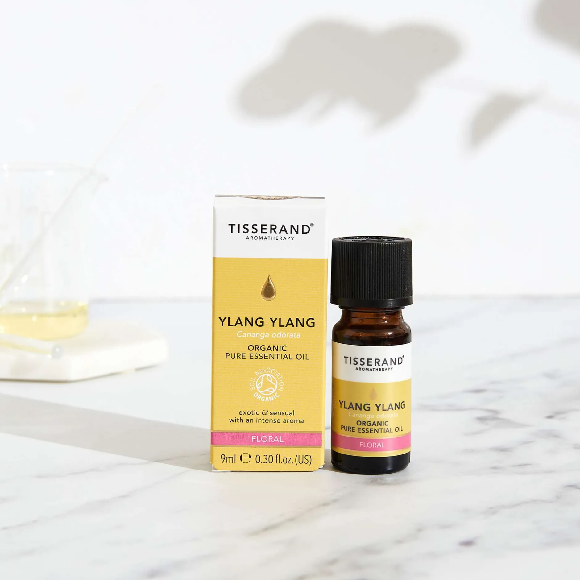 Tisserand Aromatherapy Pure Essential Oils Ylang Ylang Organic Essential Oil 9ml New