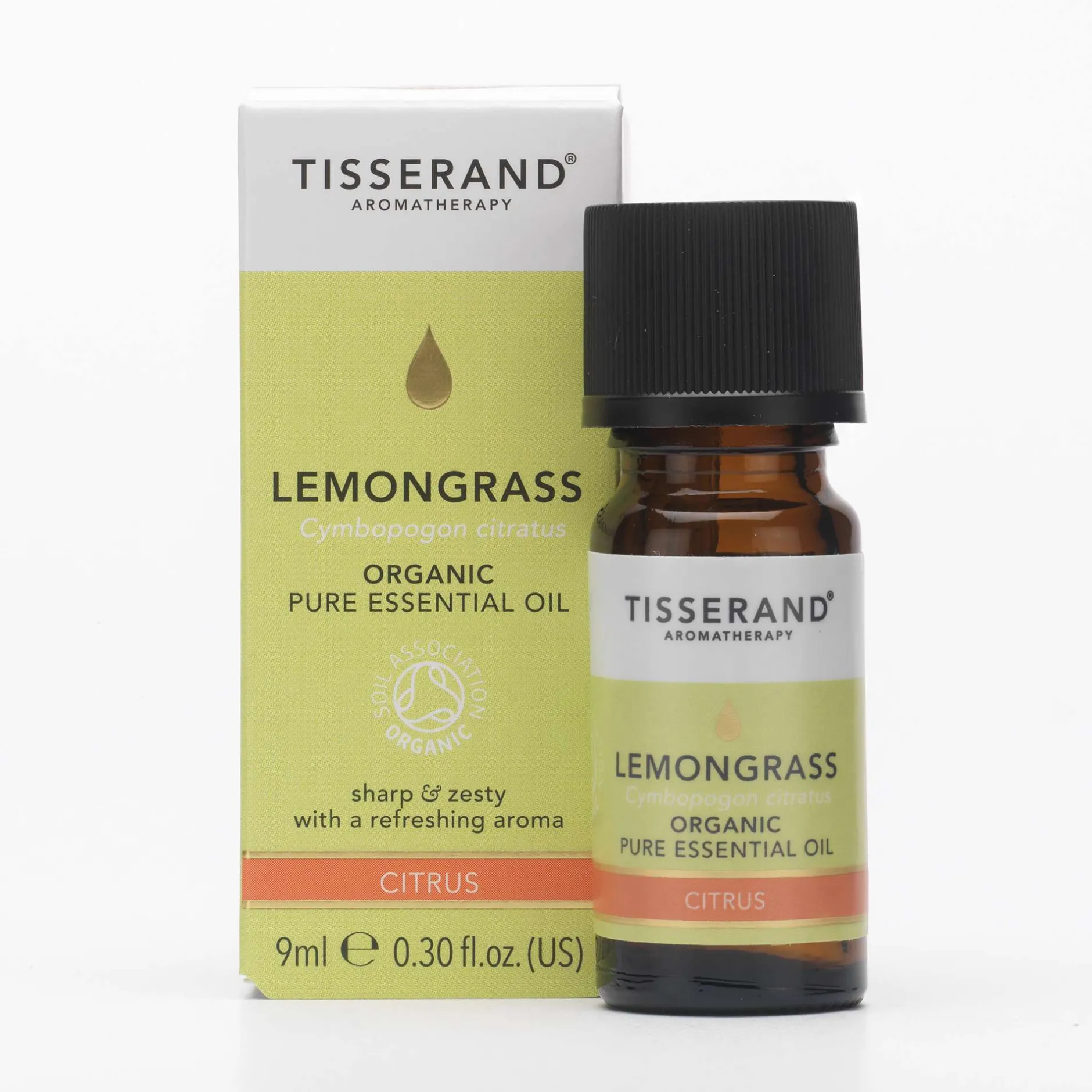 Tisserand Aromatherapy Pure Essential Oils Lemongrass Organic Essential Oil 9ml Hot