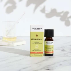 Tisserand Aromatherapy Pure Essential Oils Lemongrass Organic Essential Oil 9ml Hot