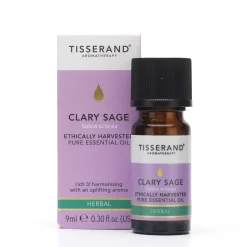 Tisserand Aromatherapy Pure Essential Oils Clary Sage Organic Essential Oil 9ml Discount