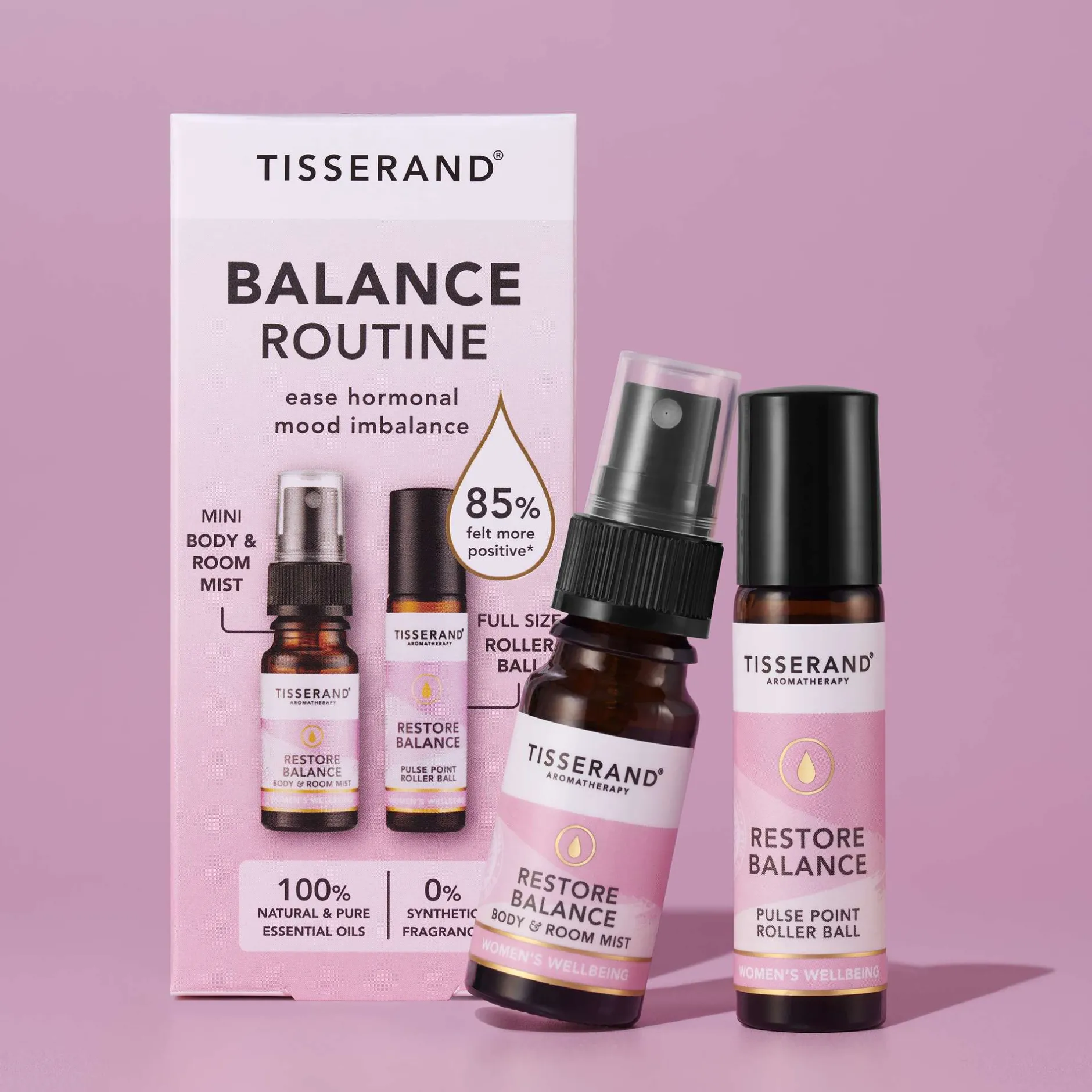 Tisserand Aromatherapy Restore Balance Routine Duo Discount