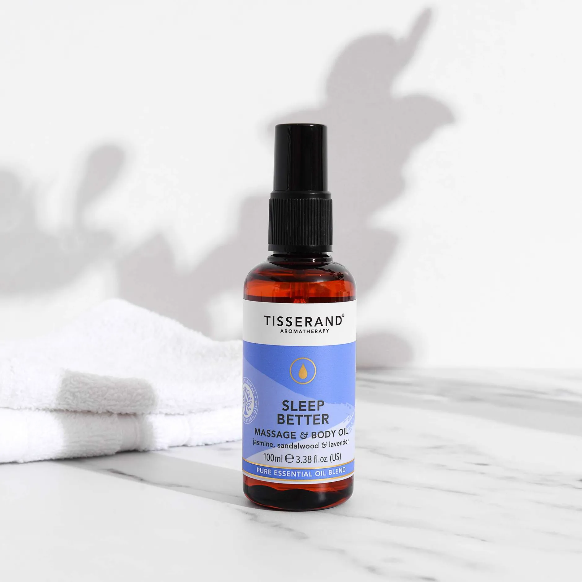 Tisserand Aromatherapy Sleep Better Massage & Body Oil 100ml Clearance