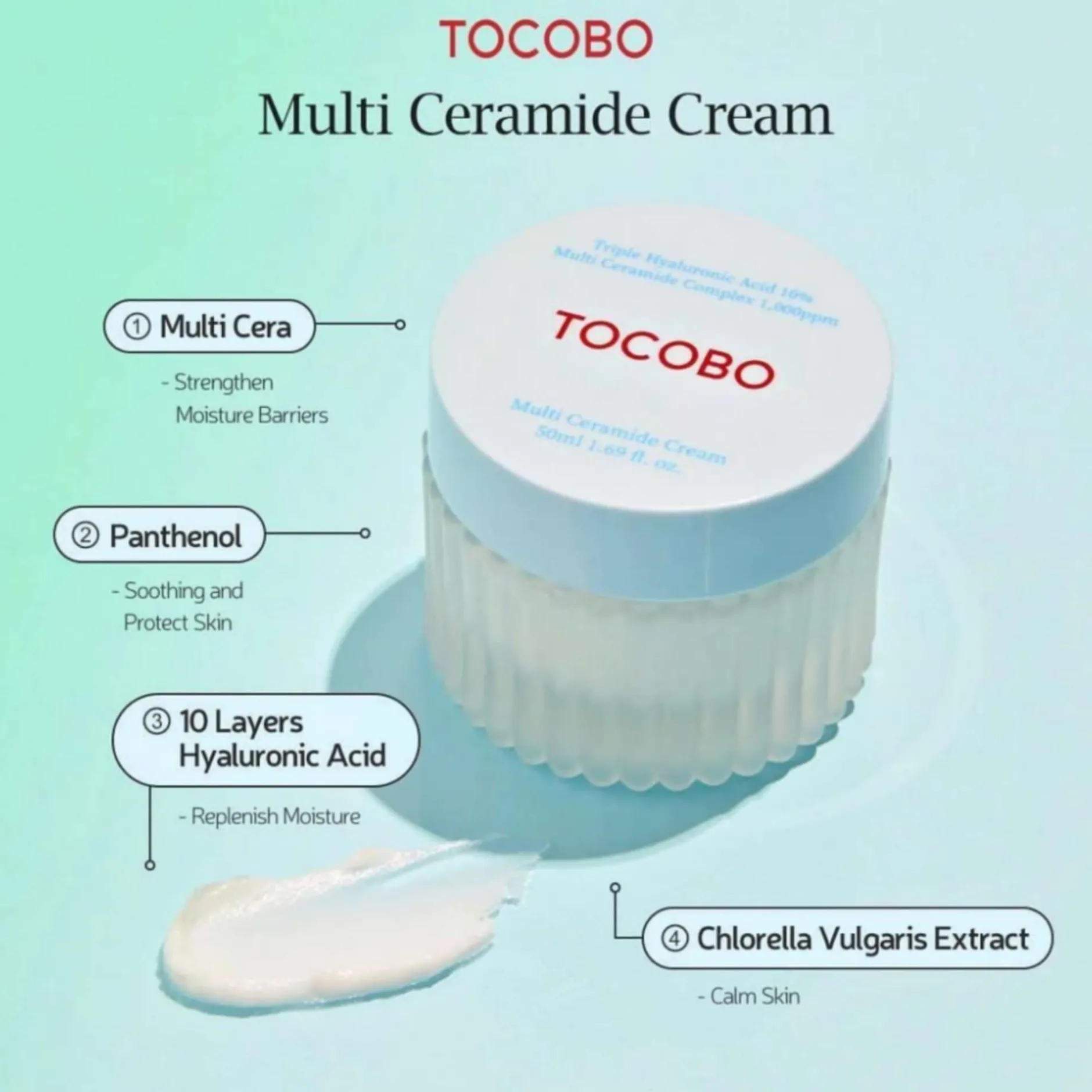 Tocobo Skincare Multi Ceramide Cream 50ml Outlet