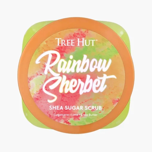 Tree Hut Body Scrubs Rainbow Sherbert Shea Sugar Scrub 510g Hot