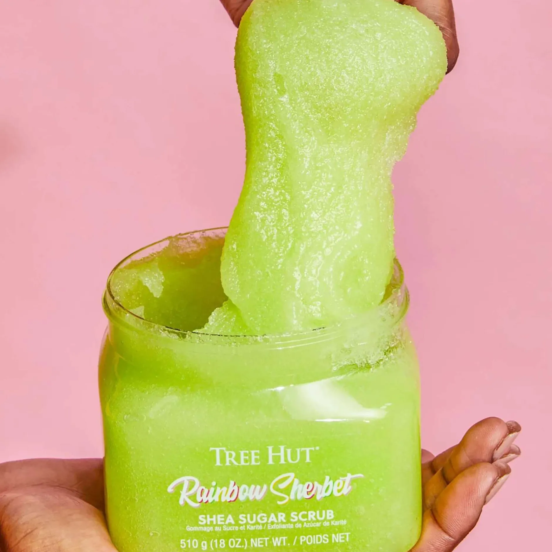 Tree Hut Body Scrubs Rainbow Sherbert Shea Sugar Scrub 510g Hot