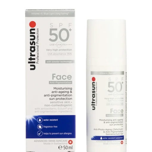 Ultrasun Face Face Moisturising Anti-Age & Anti-Pigmentation SPF50+ 50ml Discount