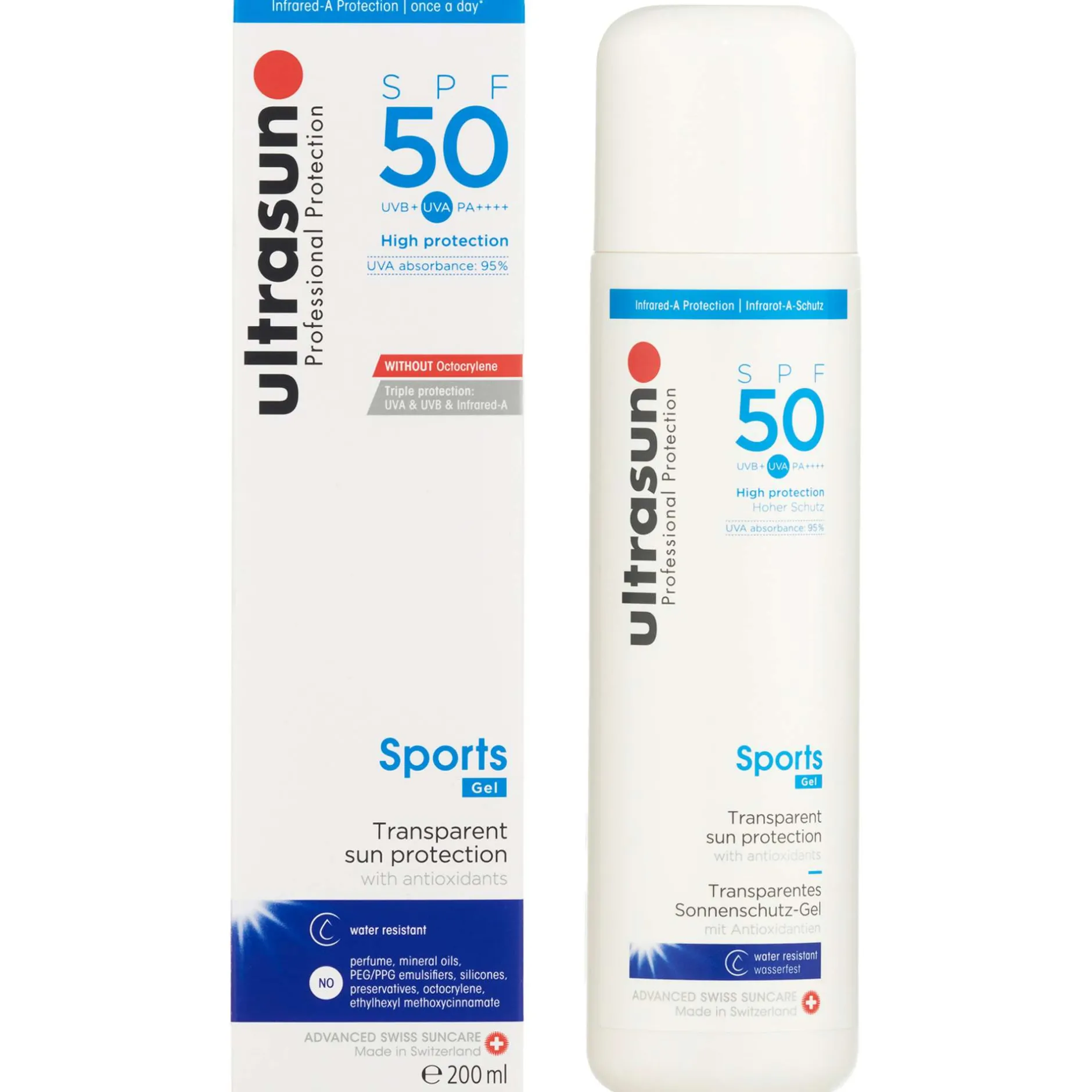 Ultrasun Sports Formula Sports Gel SPF50 200ml Sale
