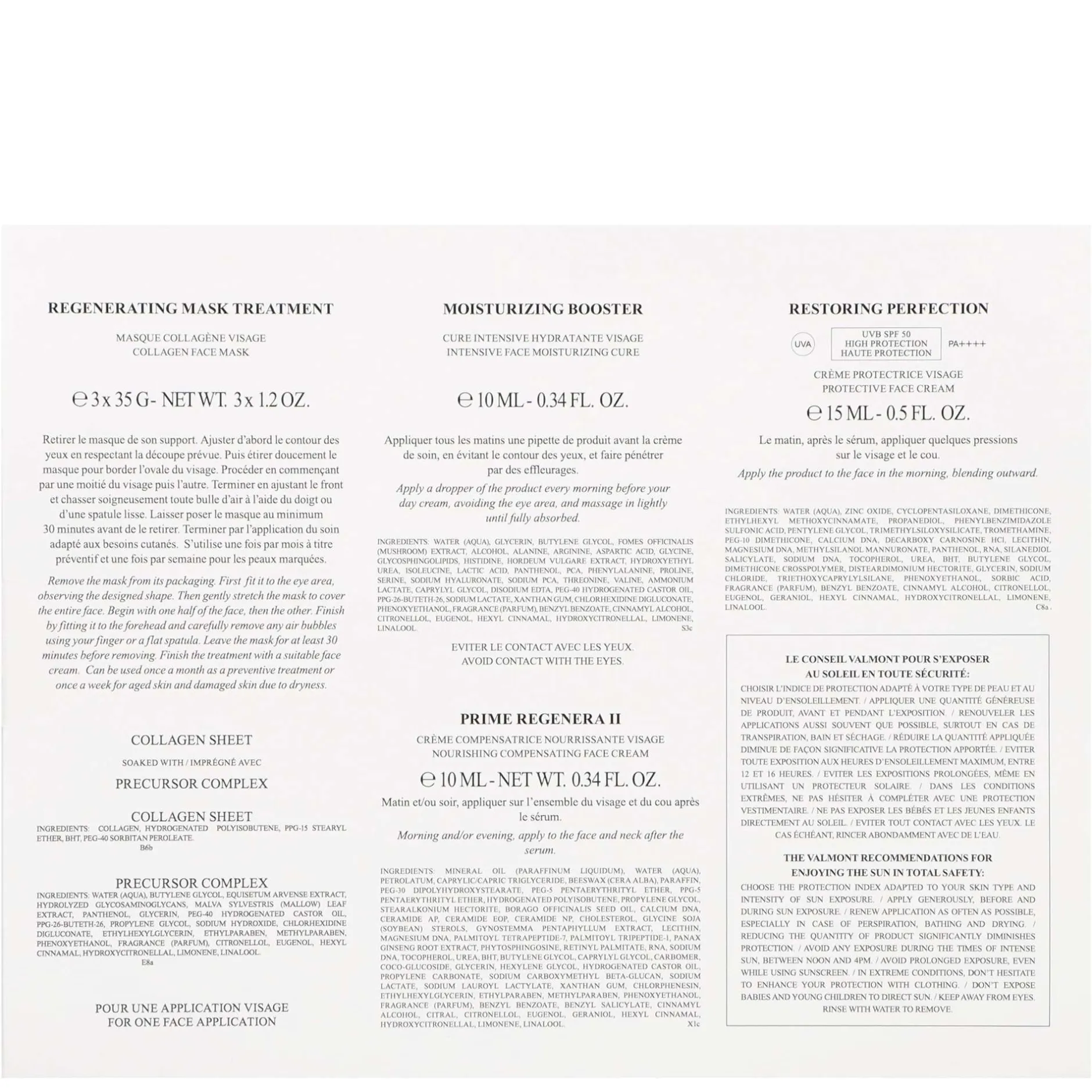 Valmont Gifts & Sets After Procedure SOS Skin Set Best