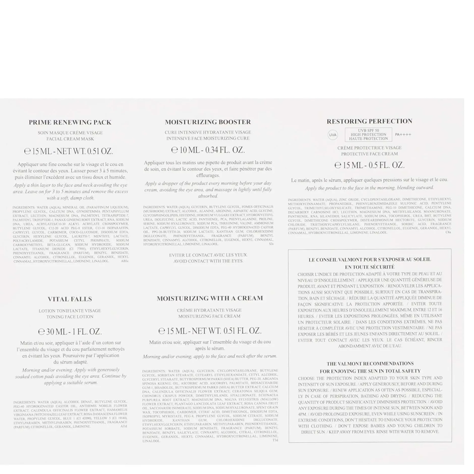 Valmont Gifts & Sets Discovery Retail Set