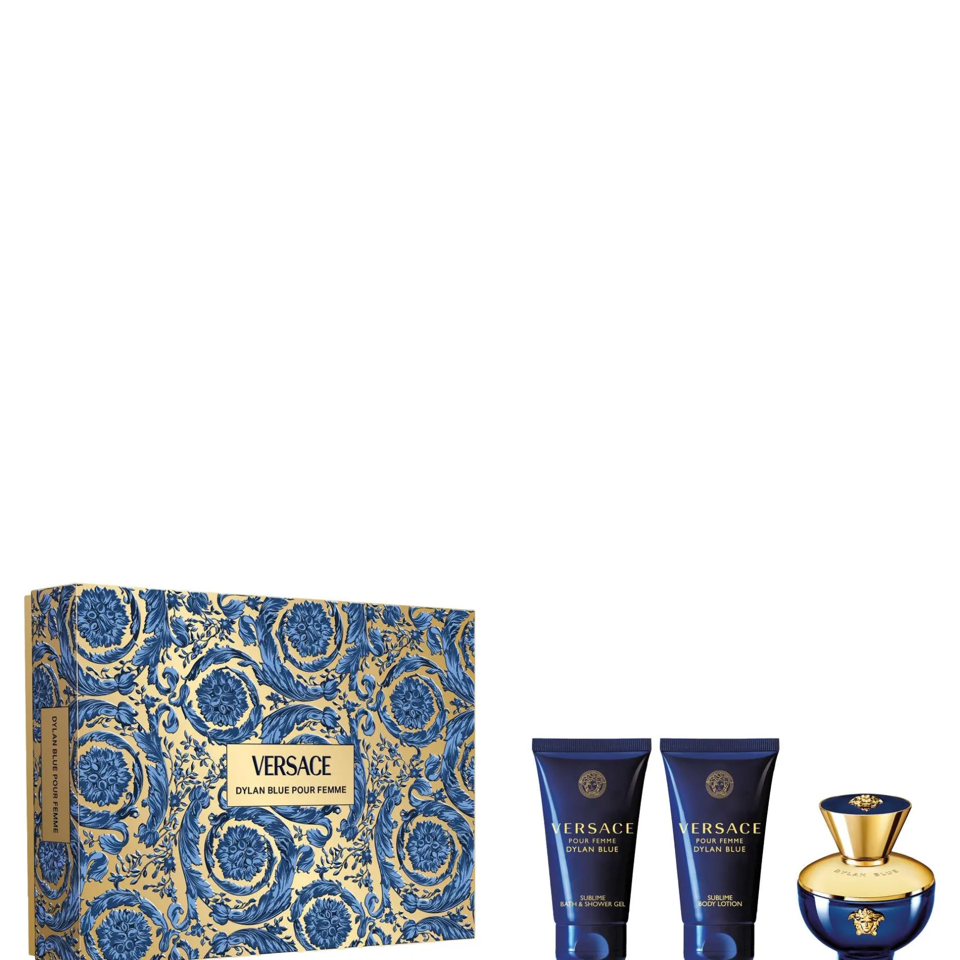 Versace Dylan Blue Pour Femme Eau de Parfum 50ml Gift Set New