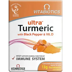 Vitabiotics Ultra Turmeric With Black Pepper & Vitamin D Tablets x 60 Outlet
