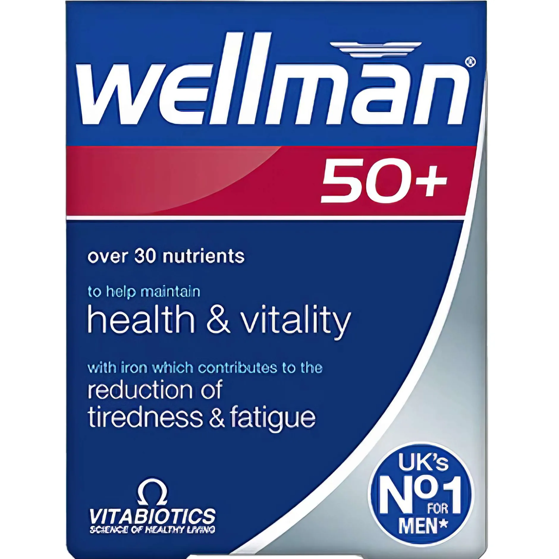 Vitabiotics Wellman 50+ x 30 Tablets Discount