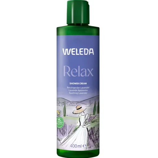 Weleda Body Care Relax Lavender Creamy Body Wash 400ml