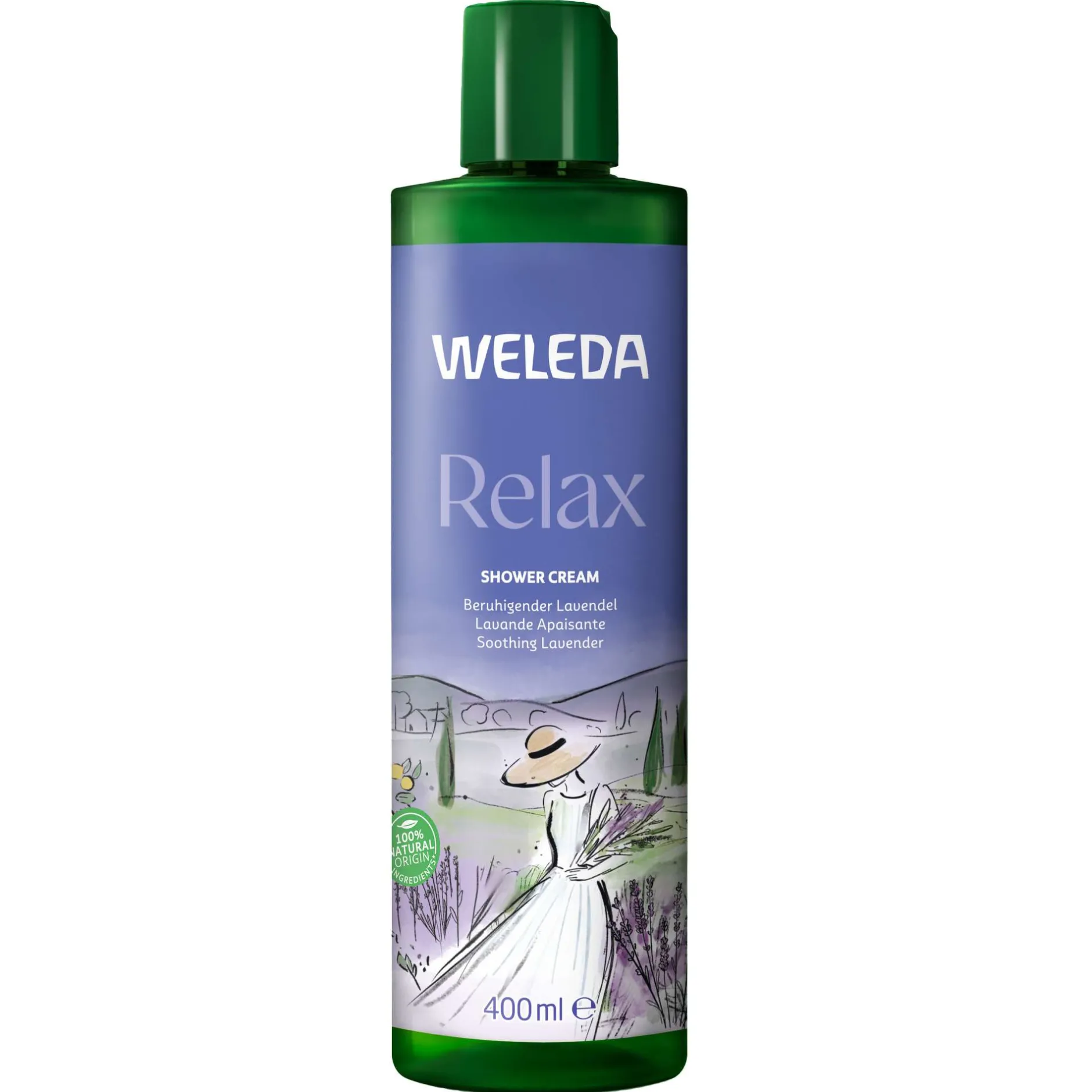 Weleda Body Care Relax Lavender Creamy Body Wash 400ml