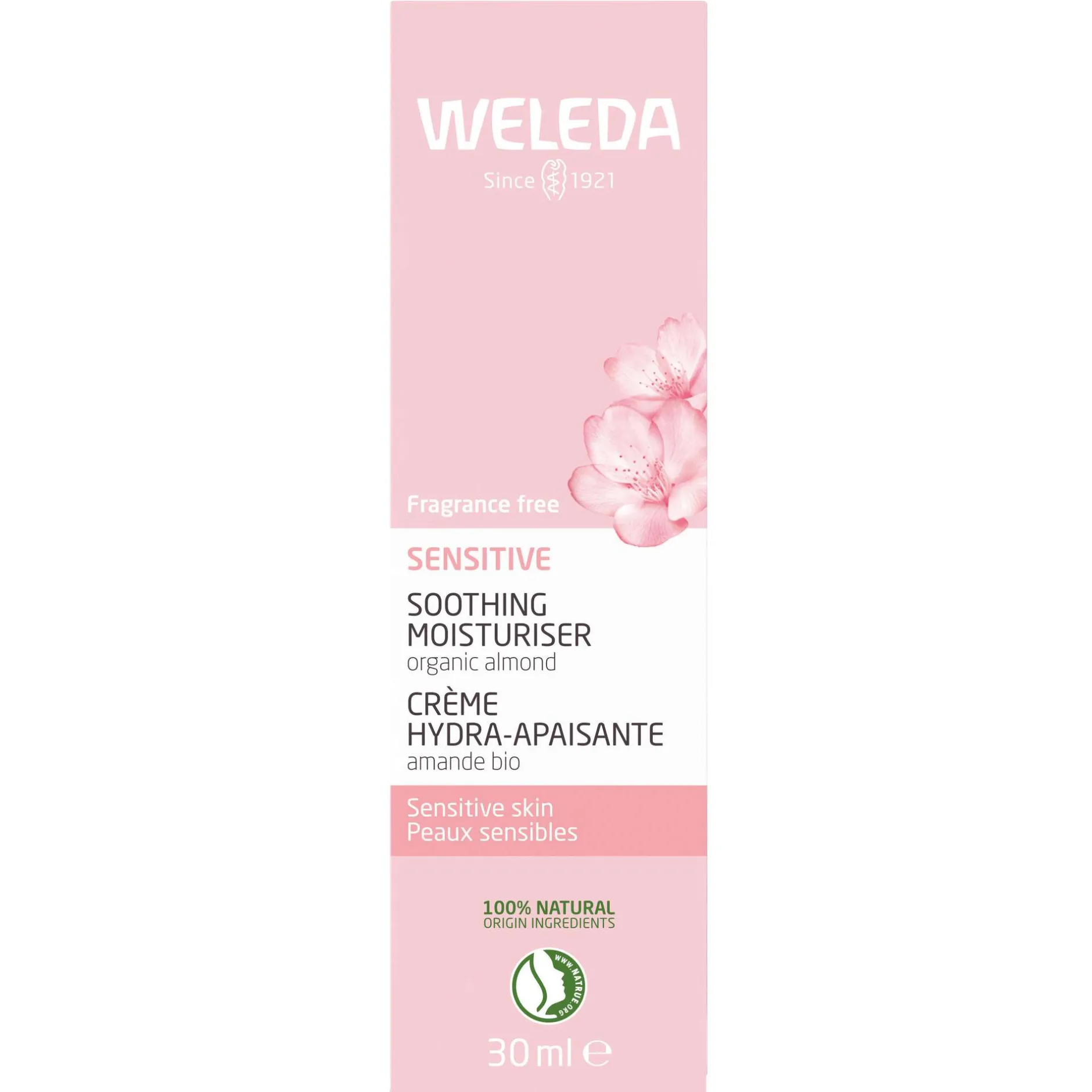 Weleda Face Care Almond Sensitive Soothing Moisturiser 30ml Sale