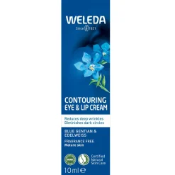 Weleda Face Care Blue Gentian & Edelweiss Contouring Eye & Lip Cream 10ml New
