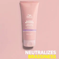 Wella Invigo Blonde Recharge Colour Refreshing Conditioner Cool Blonde 200ml Sale