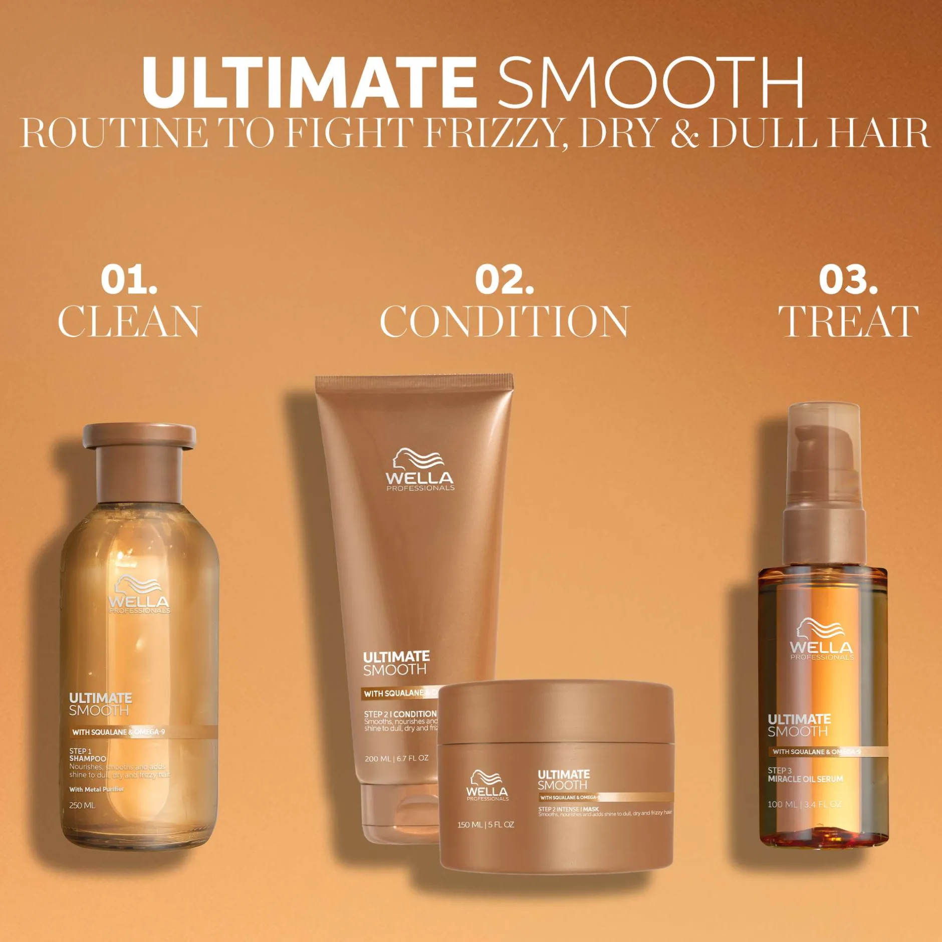 Wella Ultimate Smooth Miracle Oil Serum 30ml Clearance