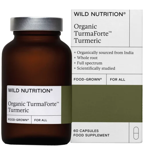 Wild Nutrition Supplements Food-Grown® Organic Turmaforte™ Turmeric Capsules x 60 Outlet
