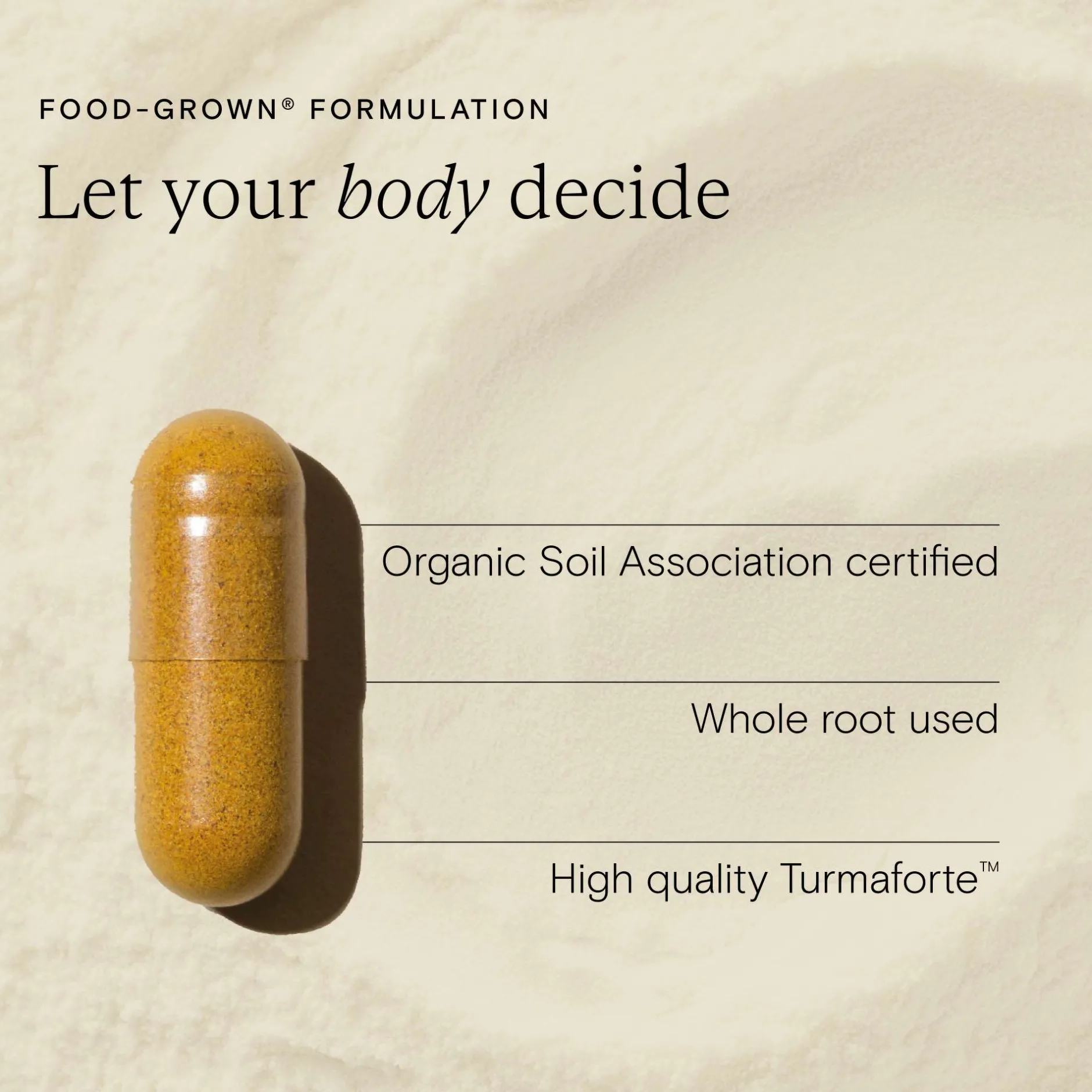 Wild Nutrition Supplements Food-Grown® Organic Turmaforte™ Turmeric Capsules x 60 Outlet