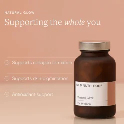 Wild Nutrition Supplements Food-Grown® Natural Glow Capsules x 60 Discount